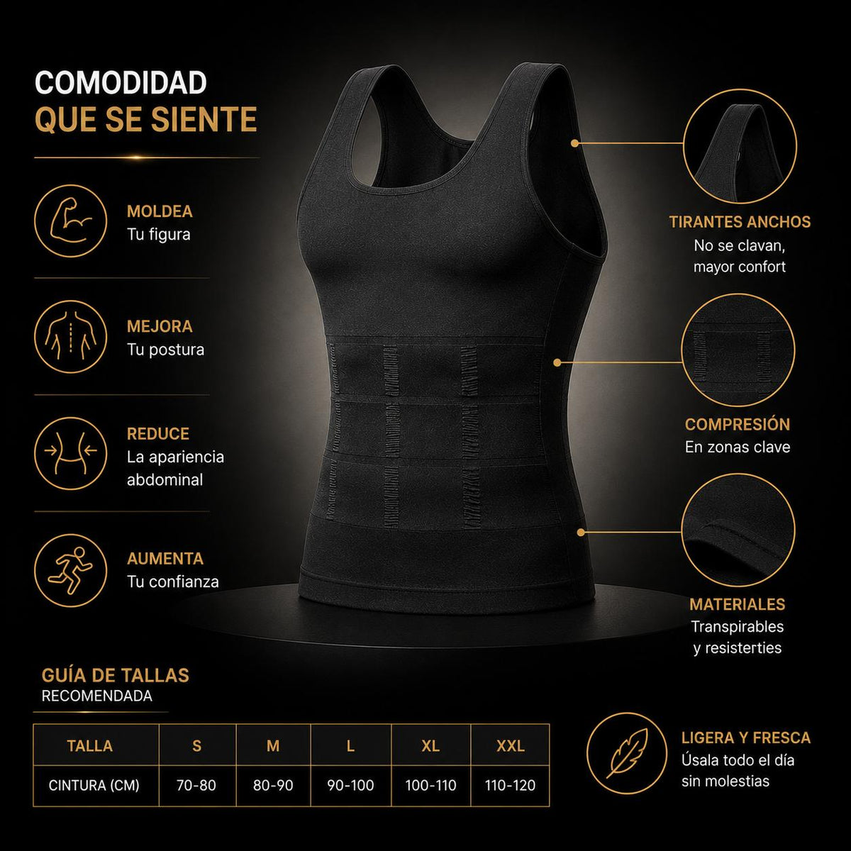 Camiseta Compresora Hombre