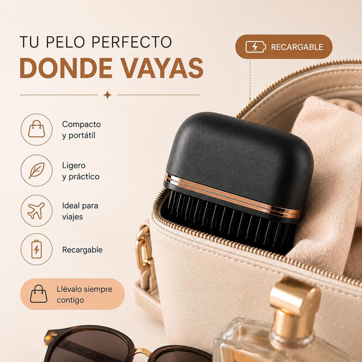 Peine Compacto Alisador