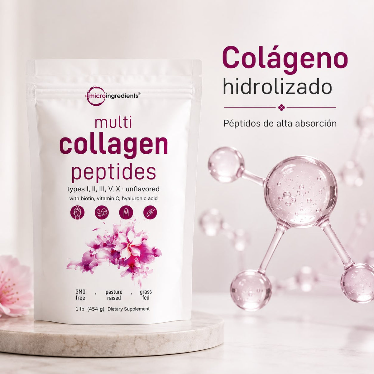 MULTICOLLAGEN PEPTIDOS DE COLAGENO 454 GR