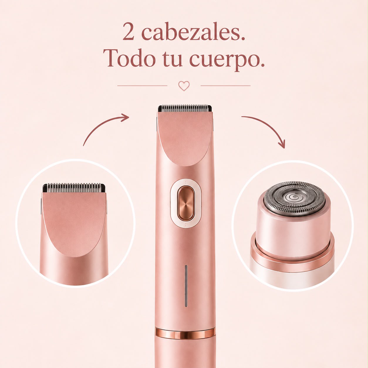 Rasuradora Femenina 2 en 1