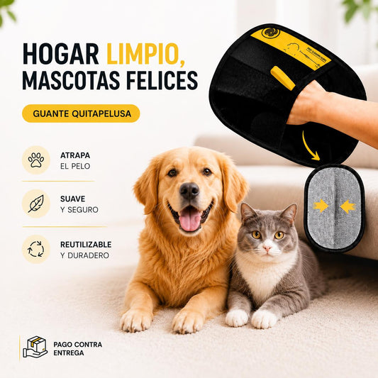 Guante Quita Pelos Mascotas