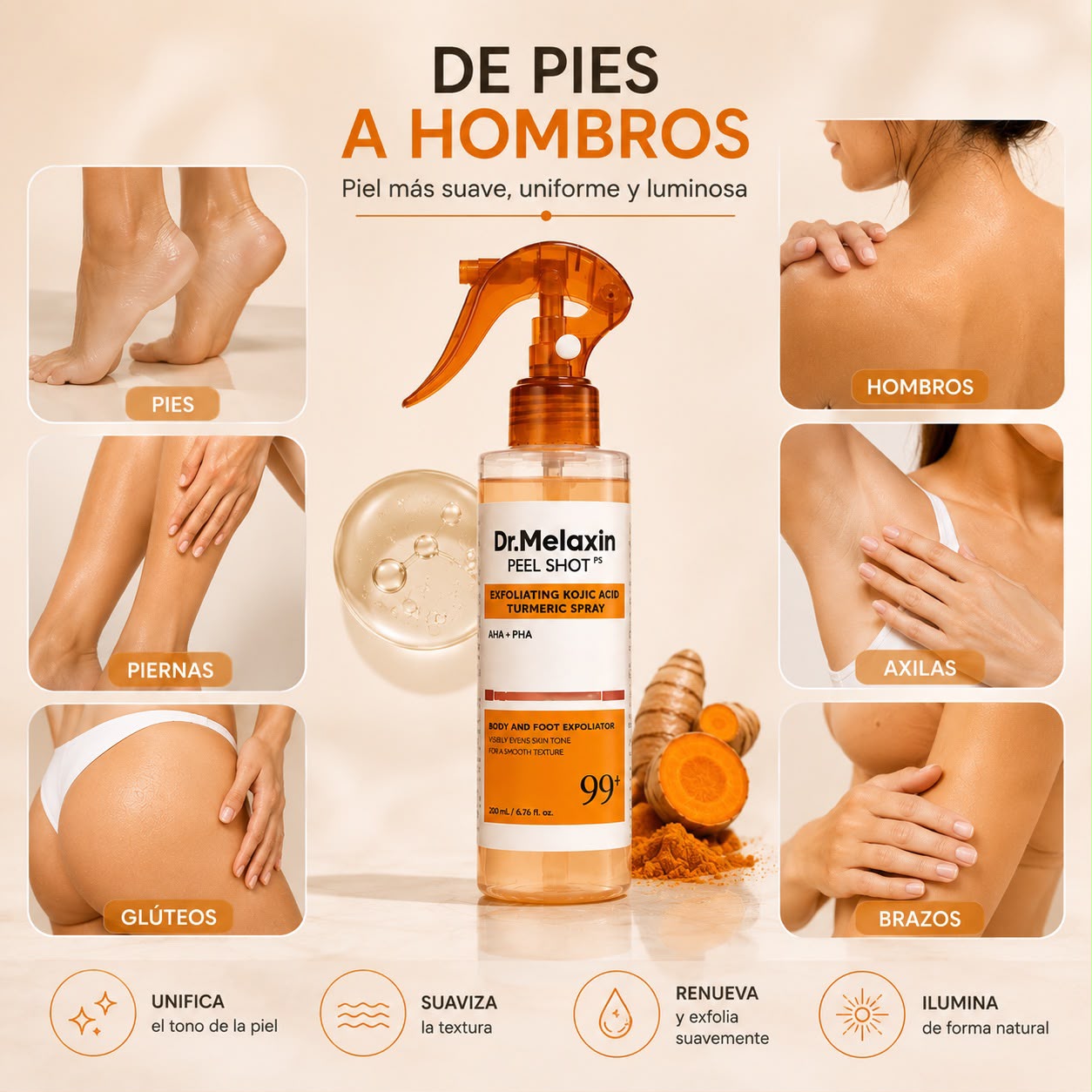 Spray exfoliante - Dr Melaxin