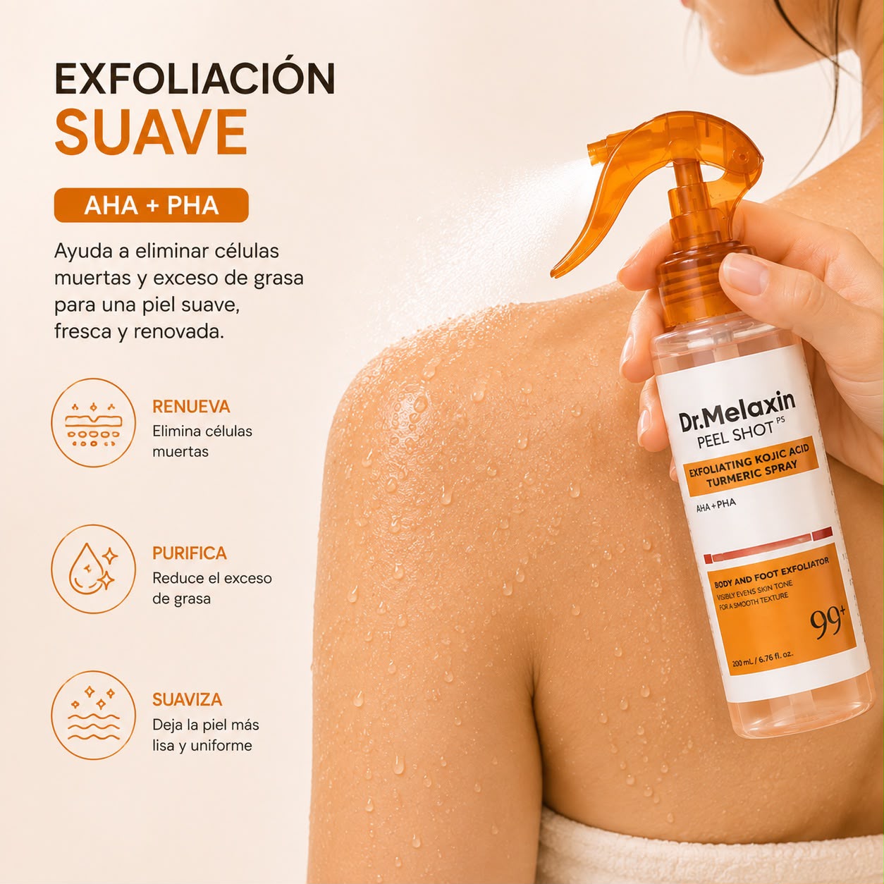 Spray exfoliante - Dr Melaxin