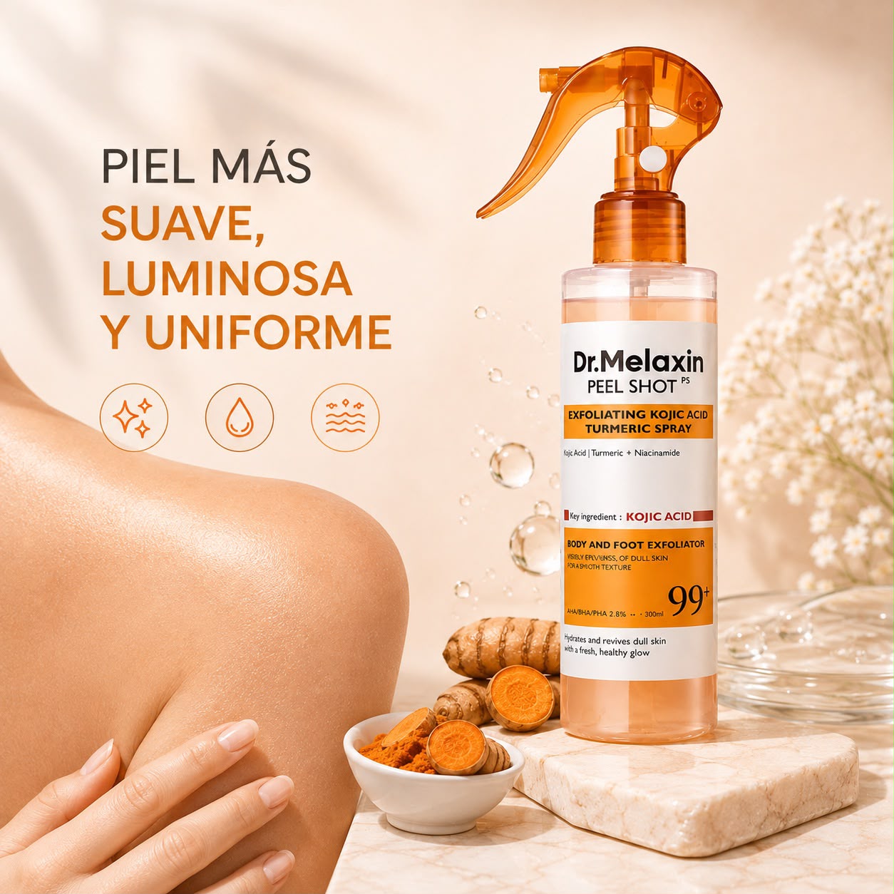 Spray exfoliante - Dr Melaxin