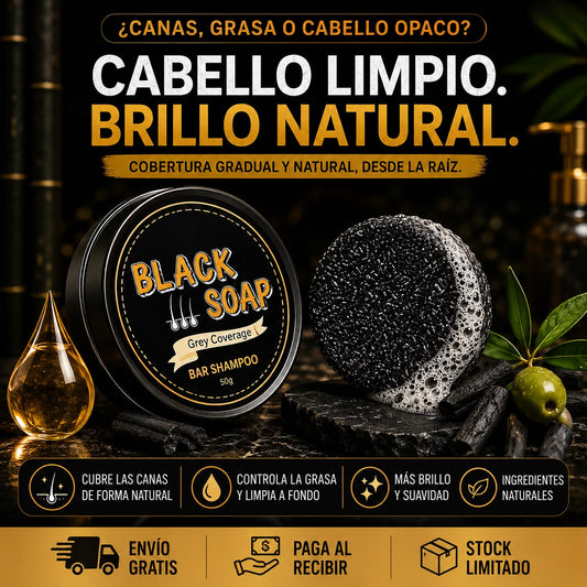 SHAMPOO EN BARRA NEGRO